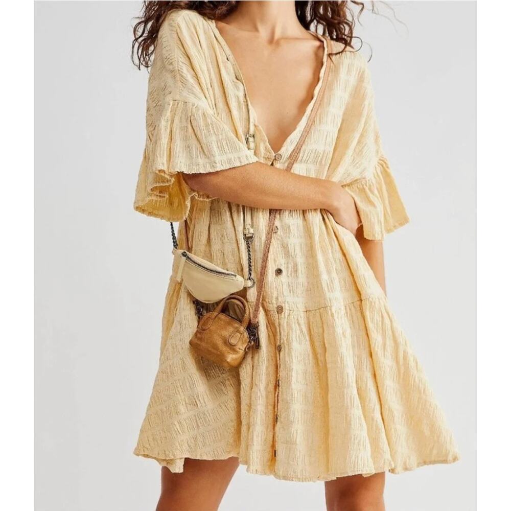 Free People Kaylani Tunic In Sun Dappled Size XS